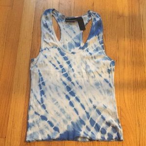Blue & White TieDye DKNY tank
